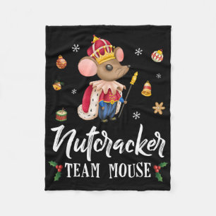 Team Muis Notenkraker Kerst Dans Plezier Soldaat Fleece Deken