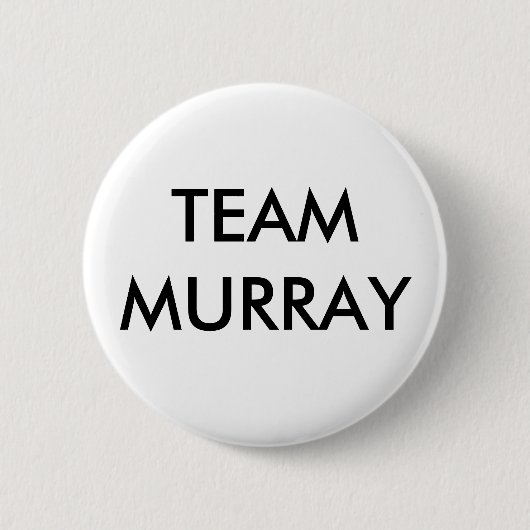 TEAM MURRAY RONDE BUTTON 5,7 CM (Voorkant)