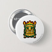 Team Mystery Island Logo Ronde Button 5,7 Cm (Voorkant /achterkant)