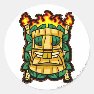 Team Mystery Island Logo Ronde Sticker