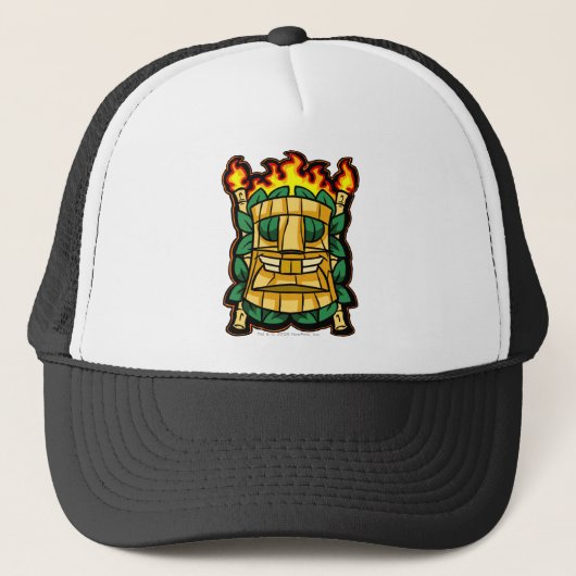 Team Mystery Island Logo Trucker Pet (Voorkant)