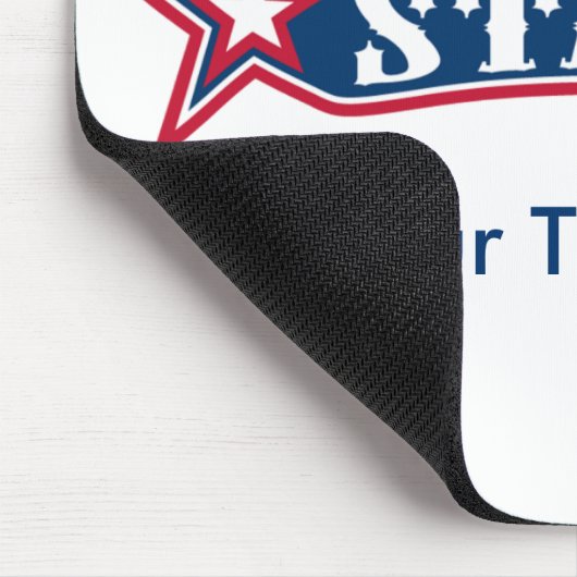 Team Name 01, Jouw tekst here Muismat (Hoek)