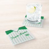 Team Name & Number Onderzetter Softball Baseball (Schuin)