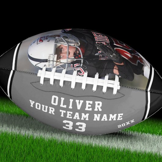 Team Name Player Number Grey Black Stripe Foto American Football