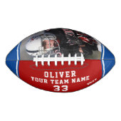 Team Name Player Number Red Blue Stripe Photo American Football (Voorkant)