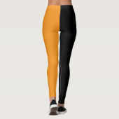  team name text up leg ANY color volleyball Leggings (Achterkant)