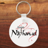 Team NATHANIEL! (lichte sleutelhanger) Sleutelhanger (Voorkant)