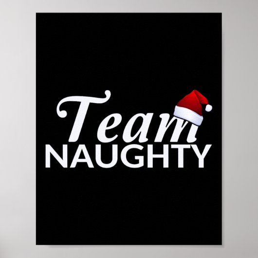 Team Naughty Couple bijpassende outfit met Team Ni Poster (Voorkant)