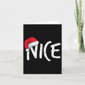 Team Naughty Leuk Grappig Matching Kerst Koppels Kaart (Voorkant)