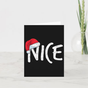 Team Naughty Leuk Grappig Matching Kerst Koppels Kaart