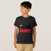 Team Naughty Shirt Funny Matching Christmas Family (Voorkant volledig)