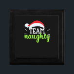 Team Naughty Shirt Kerstpaar Matching Team Cadeaudoosje<br><div class="desc">Team Naughty Shirt Kerstpaar Matching Team Nice</div>