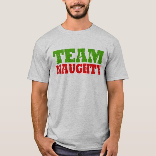 TEAM NAUGHTY T-SHIRT (Voorkant)
