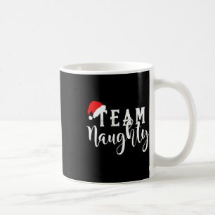 Team Naughty - Team Leuk Grappig Kerstpaar Ma Koffiemok