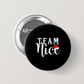 Team Naughty - Team Leuk Grappig Kerstpaar Ma Ronde Button 5,7 Cm (Voorkant /achterkant)