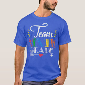 Team negende graad terug naar school Leerleraar Gi T-shirt