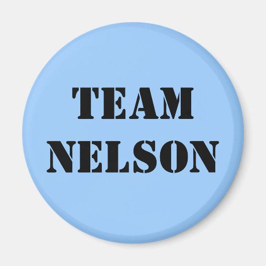 TEAM NELSON MAGNEET (Voorkant)