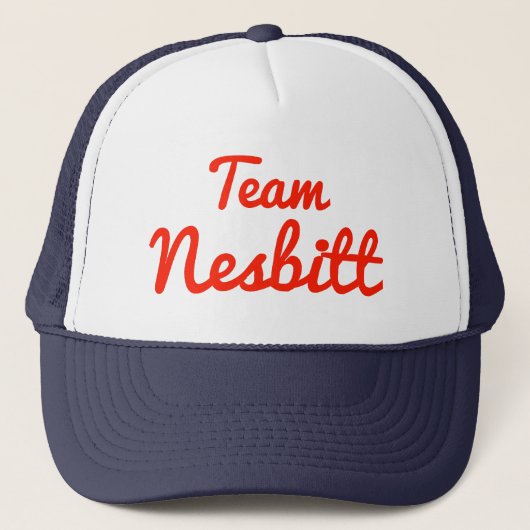 Team Nesbitt Trucker Pet (Voorkant)