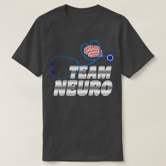 Team Neurochirurg Neuroloog Hersenchirurg T-shirt (Design voorkant)
