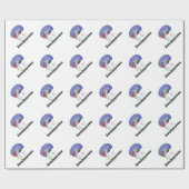 Team Neuroscience (hersenanatomie Attitude) Cadeaupapier (Vlak)