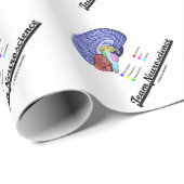 Team Neuroscience (hersenanatomie Attitude) Cadeaupapier (Rol Hoek)