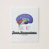 Team Neuroscience (hersenanatomie Attitude) Legpuzzel (Verticaal)