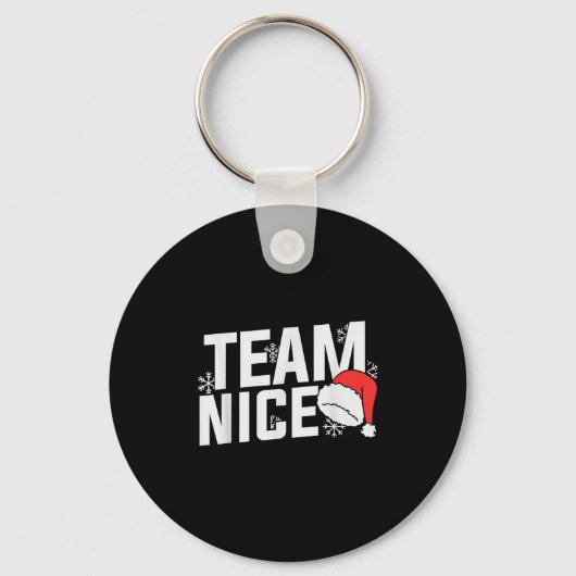 Team Nice Family Christmas Apparel Uni Kids &amp;  Sleutelhanger (Voorkant)