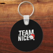 Team Nice Family Christmas Apparel Uni Kids &amp;  Sleutelhanger (Voorkant)