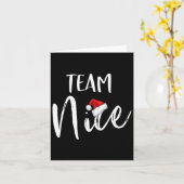 Team Nice Funny kerstfamilie komt overeen met pyja Kaart (Gele Bloem)