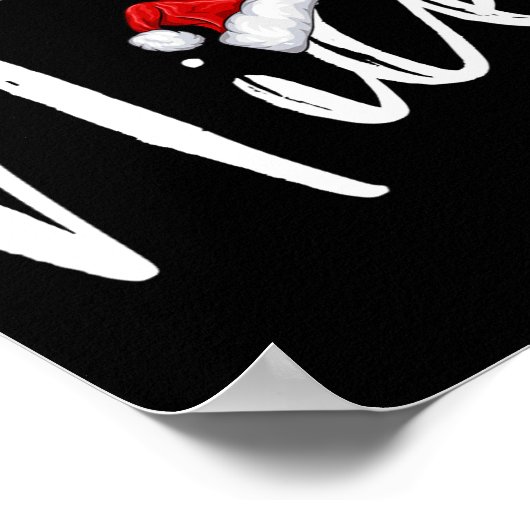 Team Nice Funny kerstfamilie komt overeen met pyja Poster (Hoek)