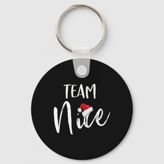 Team Nice Funny kerstfamilie komt overeen met pyja Sleutelhanger (Voorkant)