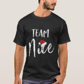 Team Nice Funny kerstfamilie komt overeen met pyja T-shirt (Voorkant)