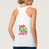 Team Nice List - Christmas Design-56587 Tanktop (Achterkant)