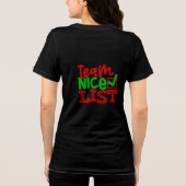 Team Nice List - Christmas Design-56587 Tri-Blend Shirt (Achterkant)