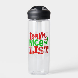 Team Nice List - Christmas Design-56587 Waterfles