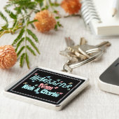 Team Nick en Charlie Black Sleutelhanger (Zijkant)