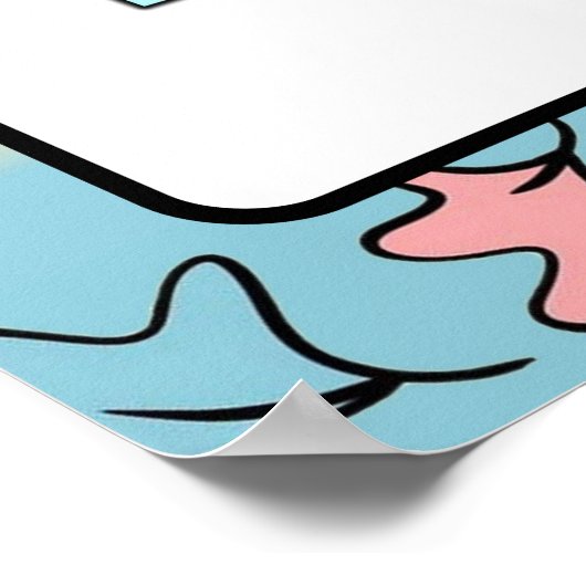 Team Nick en Charlie White Poster (Hoek)