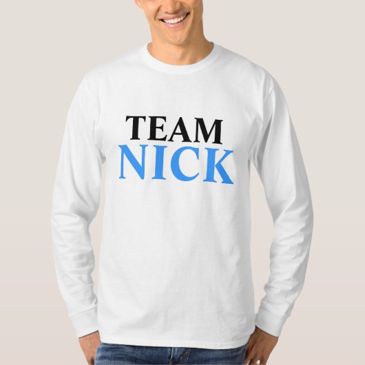 TEAM, NICK T-SHIRT (Voorkant)