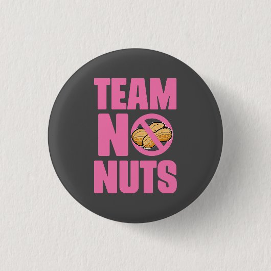 Team niet gek! ronde button 3,2 cm (Voorkant)