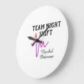 Team night shift nurse doctor medical name heart l grote klok (Hoek)