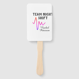 Team night shift nurse doctor medical name heart l handwaaier