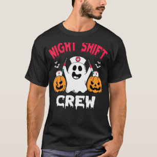 Team Night Shift Zurse Halloween Halloween Scrub T T-shirt