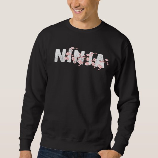 Team Ninja Cherry Blossom Funny Gamers T-shirt Gam (Voorkant)