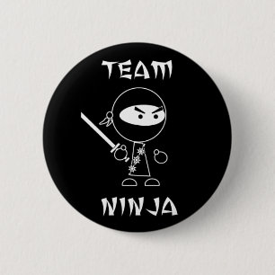 Team Ninja Ronde Button 5,7 Cm