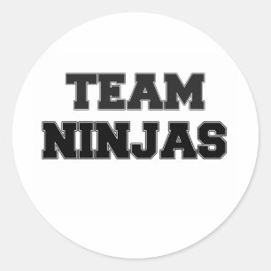 Team Ninjas Ronde Sticker