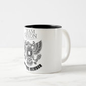 Team Nixon Levenslang lid Tweekleurige Koffiemok (Voorkant rechts)