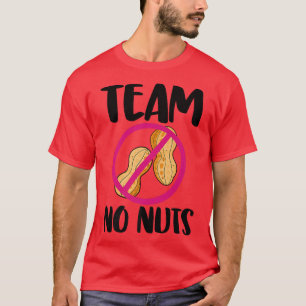 Team No Nuts Funny Gender onthulling T-shirt