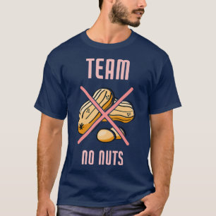 Team No Nuts Funny Gender onthult Girl Matching Fa T-shirt