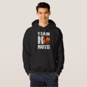 Team No Nuts Gender openbaart aankondiging 1 Hoodie (Voorkant volledig)