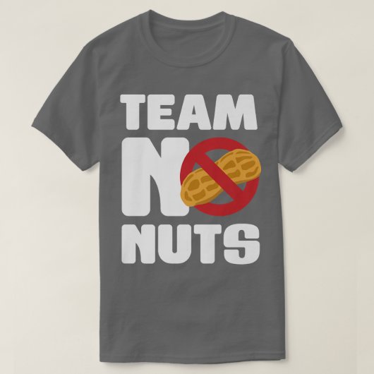 Team No Nuts Gender openbaart aankondiging T-shirt (Design voorkant)